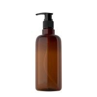 500ml Empty brown long neck Plastic bath foam Shampoo Pump Bottle